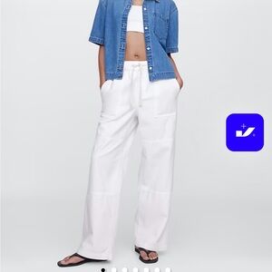 New/tag Gap Wide leg Linen Pants-M